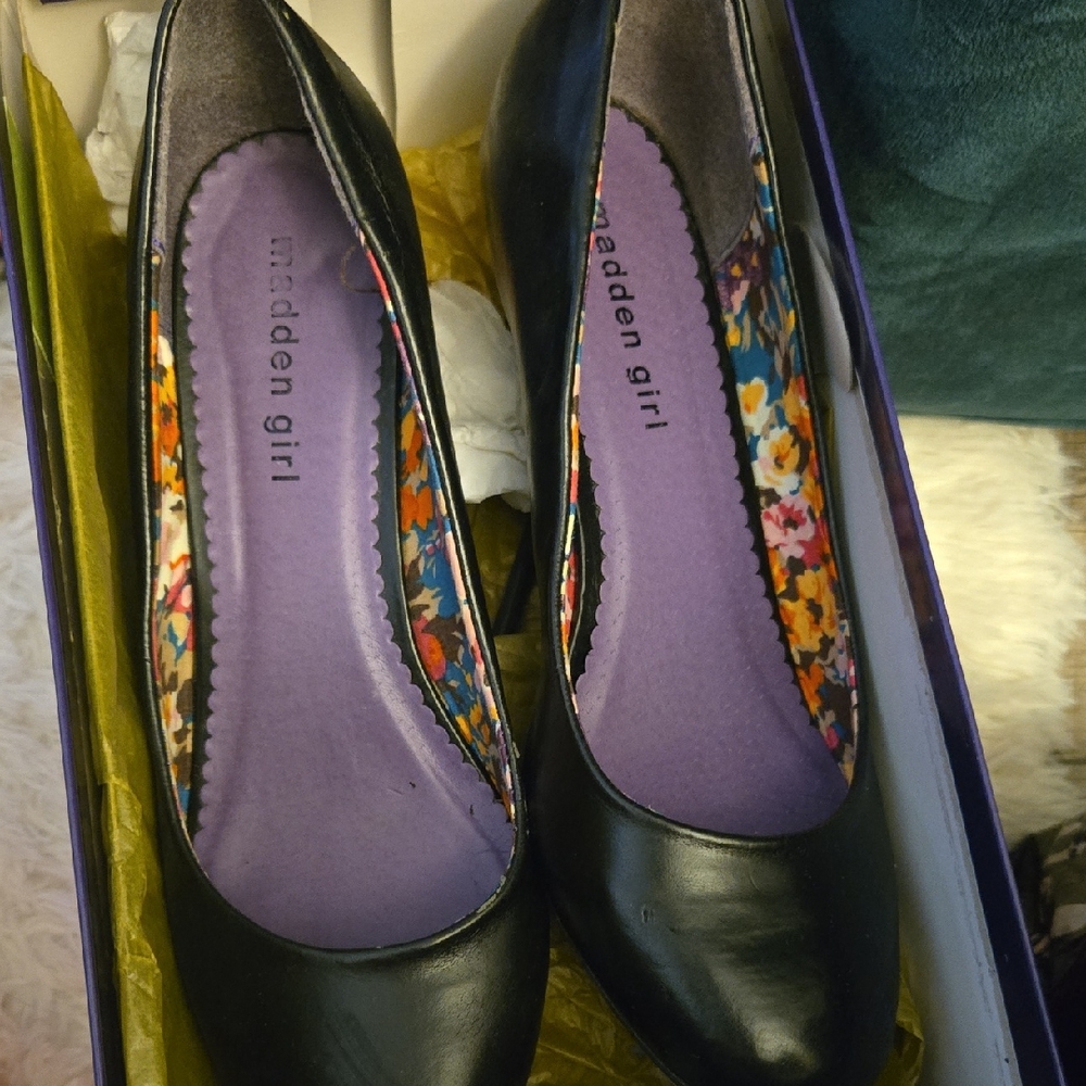 Madden Girl Black Heels